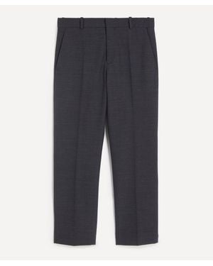 Acne Studios Stretch-Wool Trousers - Blue