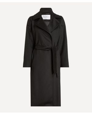 Max Mara Manuela Camelwool Robe Coat - Black