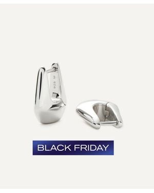 Missoma X Lucy Williams Sterling Arco Small Hoop Earrings - Natural