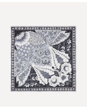 Liberty Freyja Paisley Silk Scarf 90 - Metallic