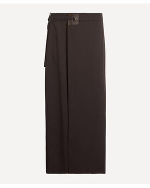 Paloma Wool Blont Long Wrap Skirt - Black