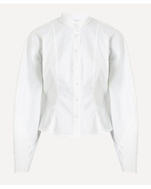 Tolu Coker Flared Shirt - White