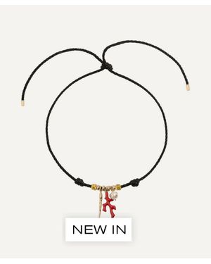 Joolz by Martha Calvo 14Ct-Plated Sardina Cord Necklace - Metallic