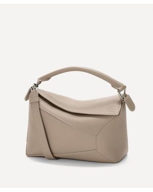 Loewe Small Puzzle Edge Shoulder Bag - Gray