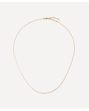 Missoma 14Ct Fine Twisted Chain Necklace - White