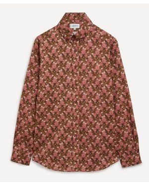 Liberty Miss Maud Cotton Twill Shirt - Brown