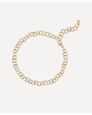 Dinny Hall 9Ct Planished Chain Bracelet - Natural