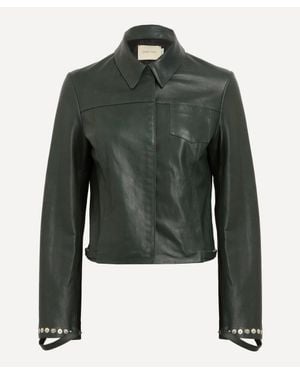 Paloma Wool 'Octavia' Lamb Leather Jacket in Black | Lyst