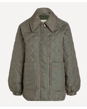 Barbour Laoise Check Quilted Jacket - Gray