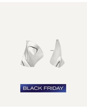 Shashi Sterling Andreia Stud Earrings - White