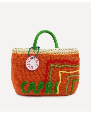 Kilometre Paris Capri Undercover Micro Basket Bag - Green