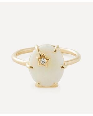 Andrea Fohrman 14Ct Mini Galaxy Ethiopian Opal Ring - White