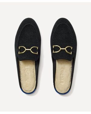 Rothy's Cozy Bit Loafer Mule - Black