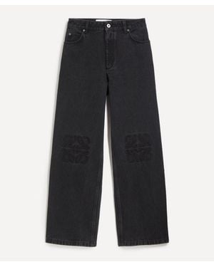 Loewe Anagram Baggy Jeans - Blue
