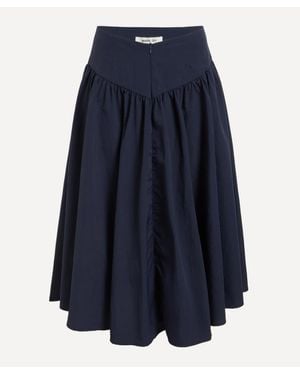Peachy Den Deba Midi Skirt - Blue