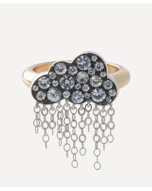 Rachel Quinn 14Ct Rain Cloud Ring - White