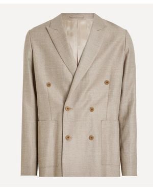 NN07 Jordin Double-Breasted Blazer - Natural