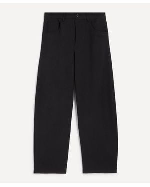 Séfr Oktai Wool Twill Cloth Trousers - Blue