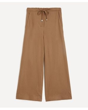Max Mara Floria Wool Jogger Trousers - Brown