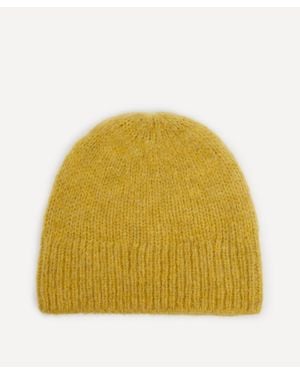 Dries Van Noten Moss Alpaca-Merino Wool Beanie - Yellow