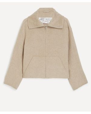 Acne Studios Wool Zip Jacket - Natural