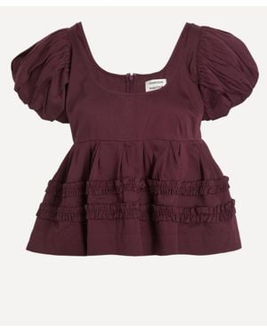 Damson Madder Joy Blouse - Red