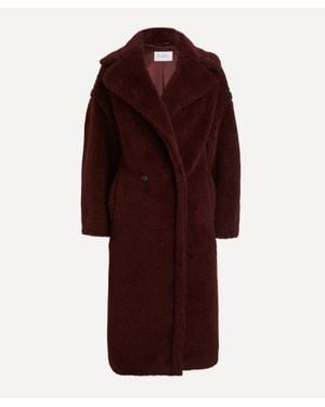 Max Mara Teddy Bear Icon Coat - Red