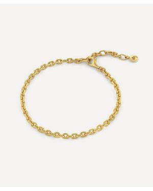 Dinny Hall 18Ct-Plated Vermeil Signature Chunky Chain Bracelet - White