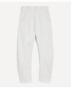 Vivienne Westwood Oatmealbuckle Back Pants - White