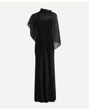 Reformation Lilibeth Silk Maxi Dress - Black