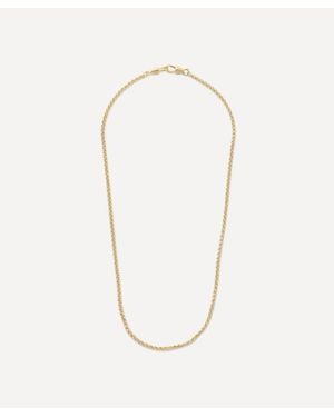 Otiumberg 14Ct-Plated Vermeil Long Locked Necklace - White