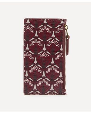 Liberty Iphis Zipped Card Case - Purple