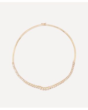Kojis 14Ct Vintage Twist Diamond Necklace - Natural