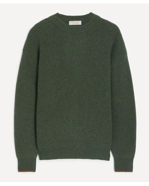 FRIZMWORKS Patch Knit Crewneck Jumper - Green
