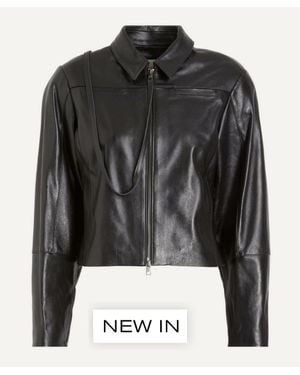 Paloma Wool Banui Leather Jacket - Black