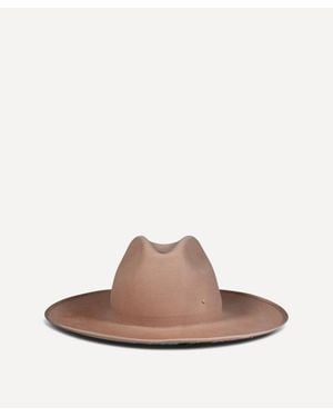 SUPERDUPER Liberty X Bridgerton Diamond Felt Hat - Brown