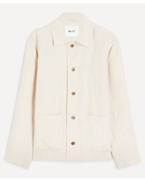 NN07 Morgan Linen Jacket - Natural