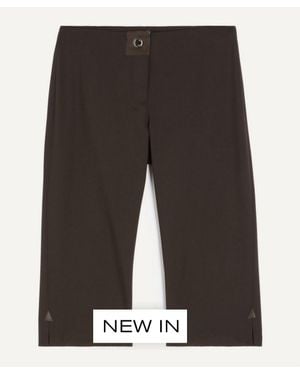 Paloma Wool Salin Fitted Capri Pants - Gray