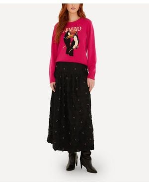 FARM Rio Tucan Knit Sweater - Pink