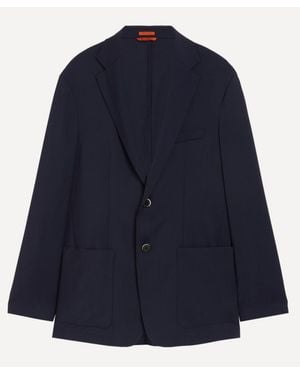 Barena Borgo Tropical Wool Jacket - Blue