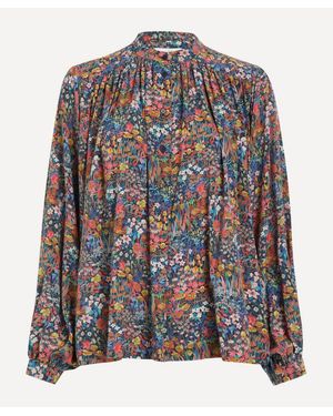 Liberty Silk Boho Shirt - Multicolor