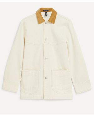 Drake's Denim Western Chore Jacket - White