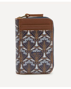 Liberty Iphis Zipped Vertical Wallet - Brown
