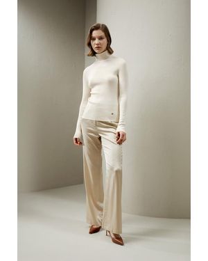 LILYSILK Seiden Kaschmir Pullover Kaschmir Seide Must-Have Für Den Herbst Gemütlich & Bequem Deutschland - Natur