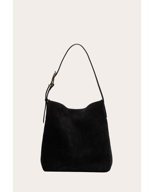 Liffner Slouch Bucket Suede - Black