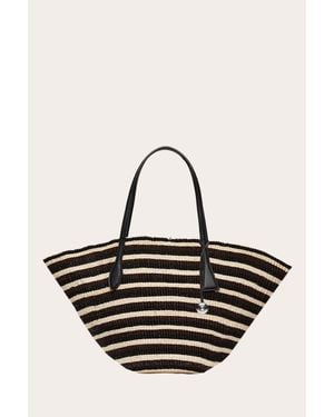 Liffner Sprout Basket Dark Multi Striped - Black