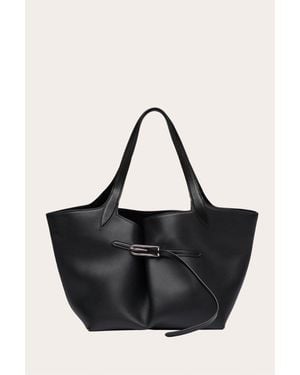 Liffner Belted Tote - Black