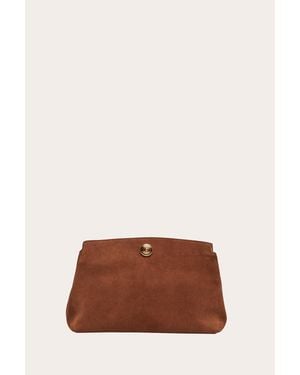 Liffner Pushlock Pouch Saddle Suede - Brown