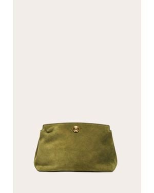 Liffner Pushlock Pouch Army Suede - Green