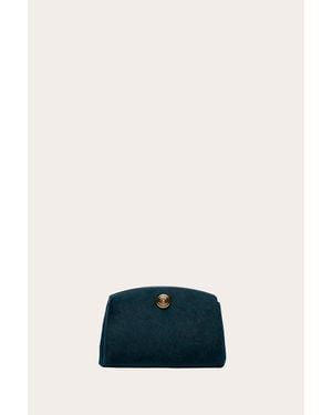 Liffner Pushlock Clutch Deep Jade Hair - Black